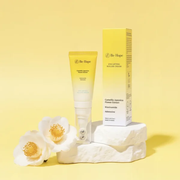 Be-Hope Kosteuttava ja kiinteyttävä silmänympärysvoide hierontarullalla